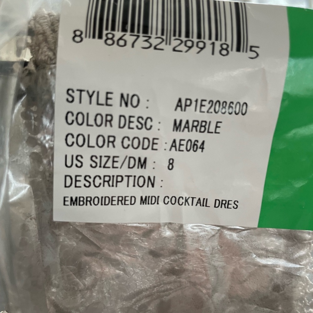 Taupe cocktail dress - Picture 6 of 6